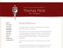 Tablet Screenshot of praxis-thomas-feist.de